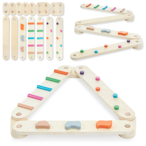 Balancebane i træ - sansesti - 14 elementer