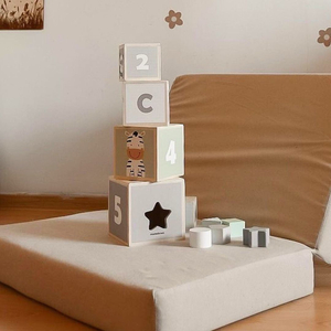 Tårn i træ - formsortering tal alfabet dyr