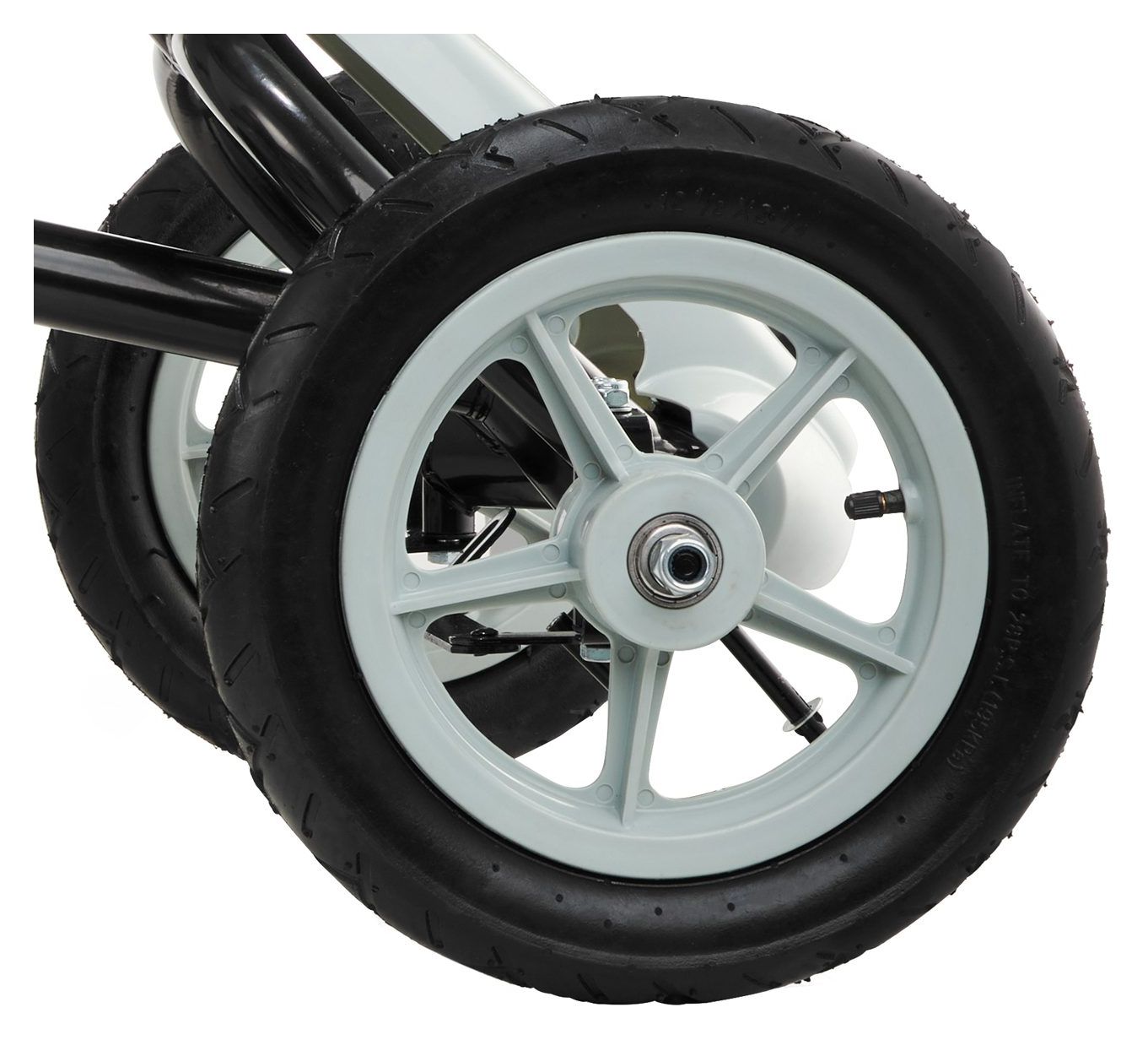 EVOQUE gokart med pedalpedal til børn 5-8 år - grå