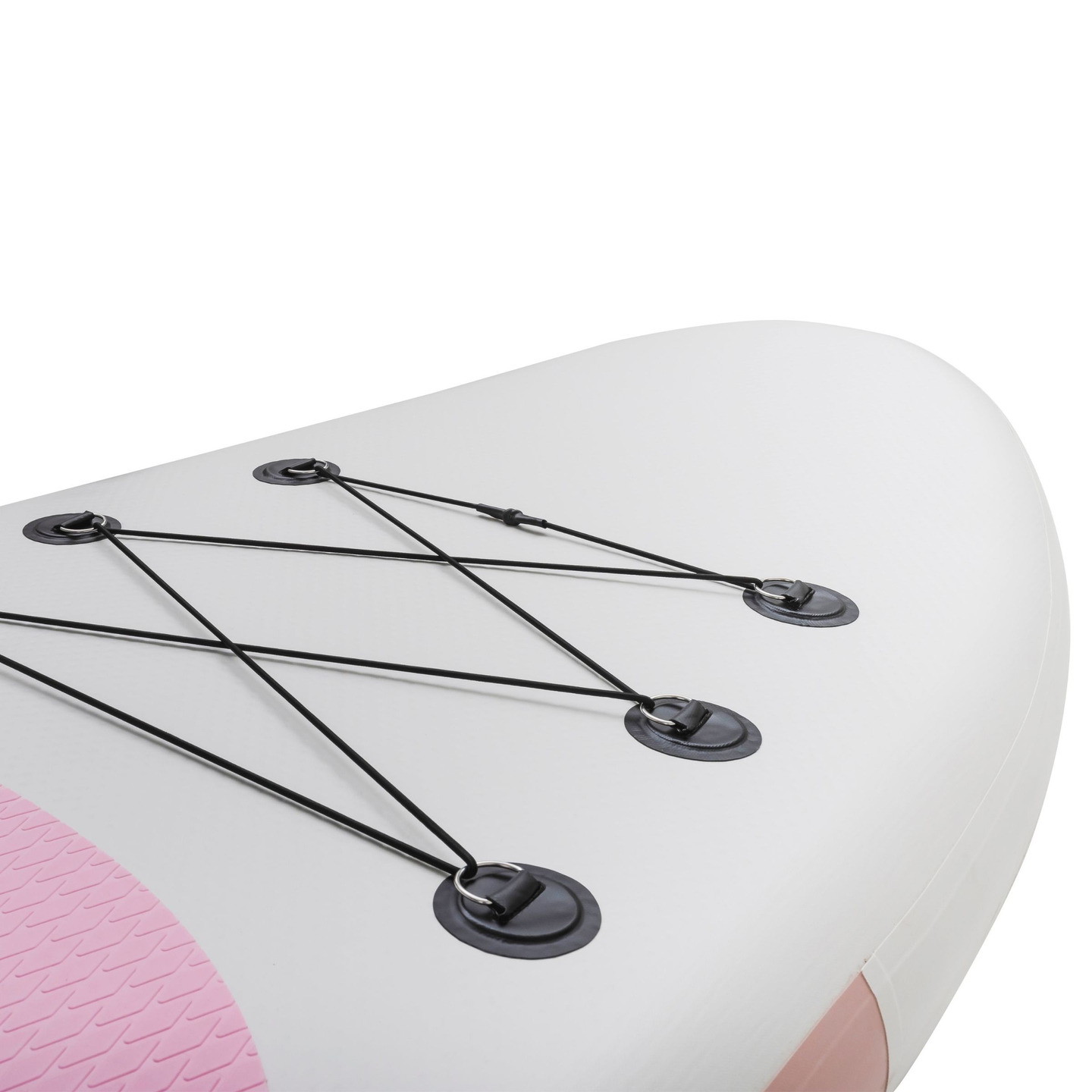 Oppustelig SUP Stand Up Paddle board 320cm med pagaj og sæde - HyperMotion WAVE BOOST PINK 320