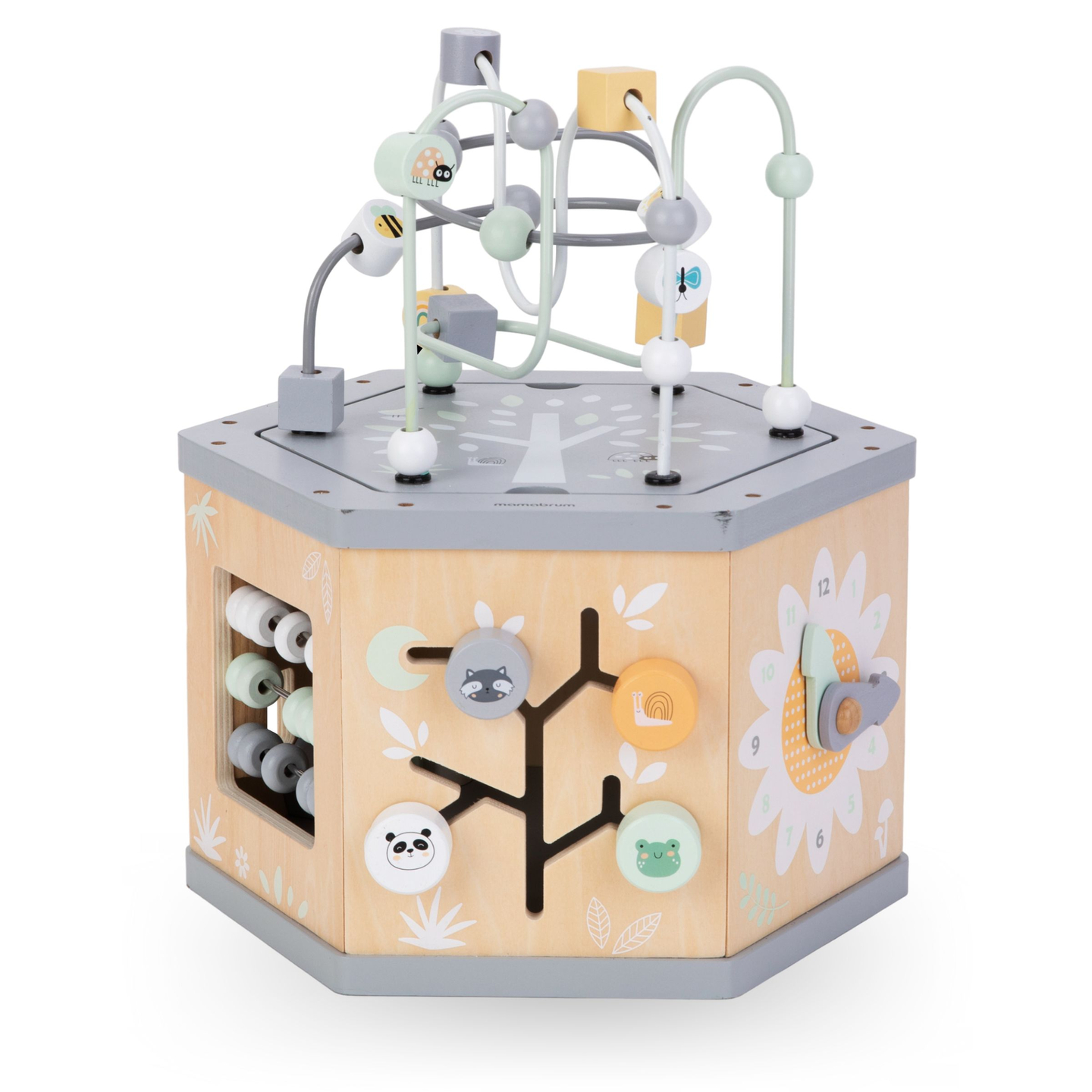 Interaktiv 7-i-1-træterning - motorisk loop