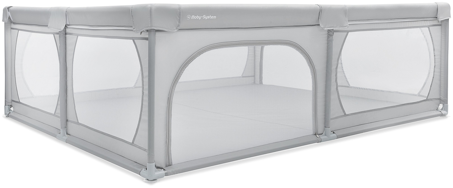 Stor løbegård 200 cm x 160 cm - baby legeplads, tørt bassin