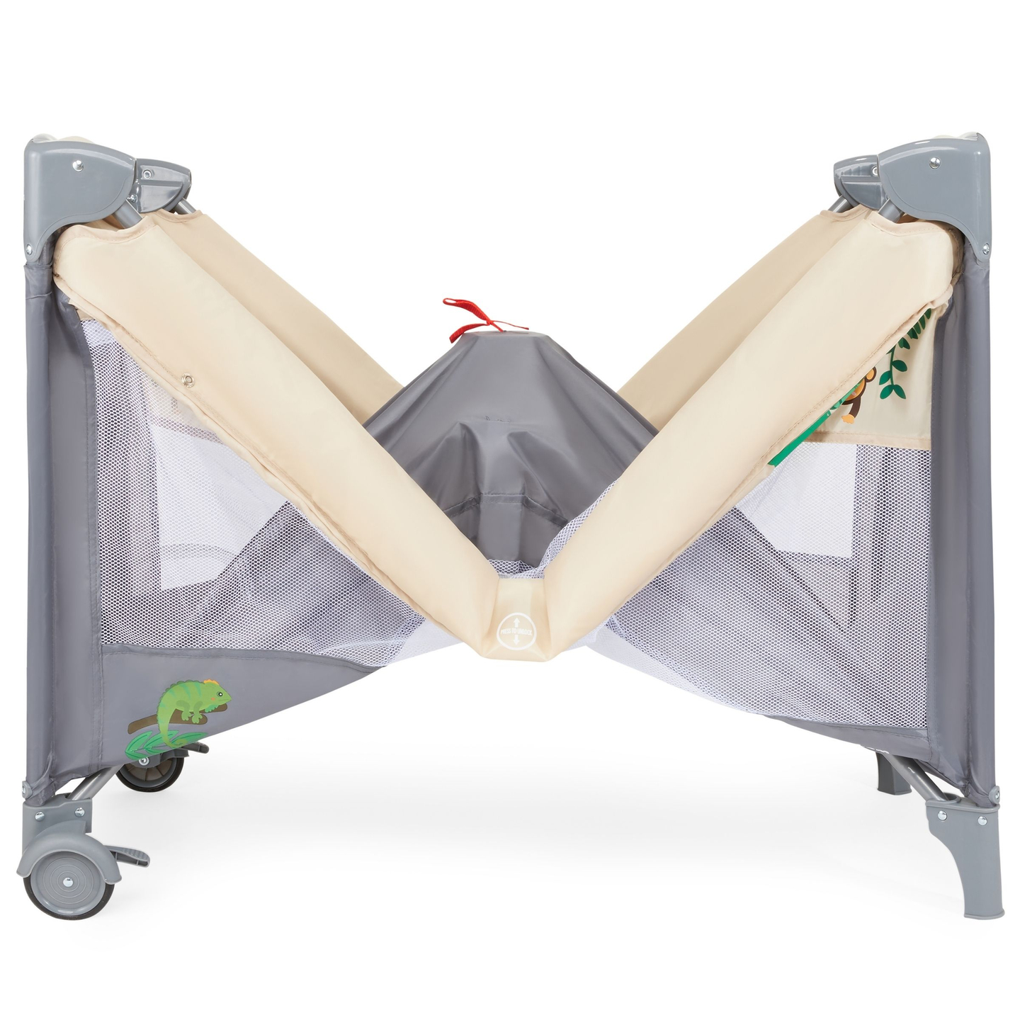 Rejseseng 0 - 36 m med puslebord + Moby-System HUXLEY kravlegård