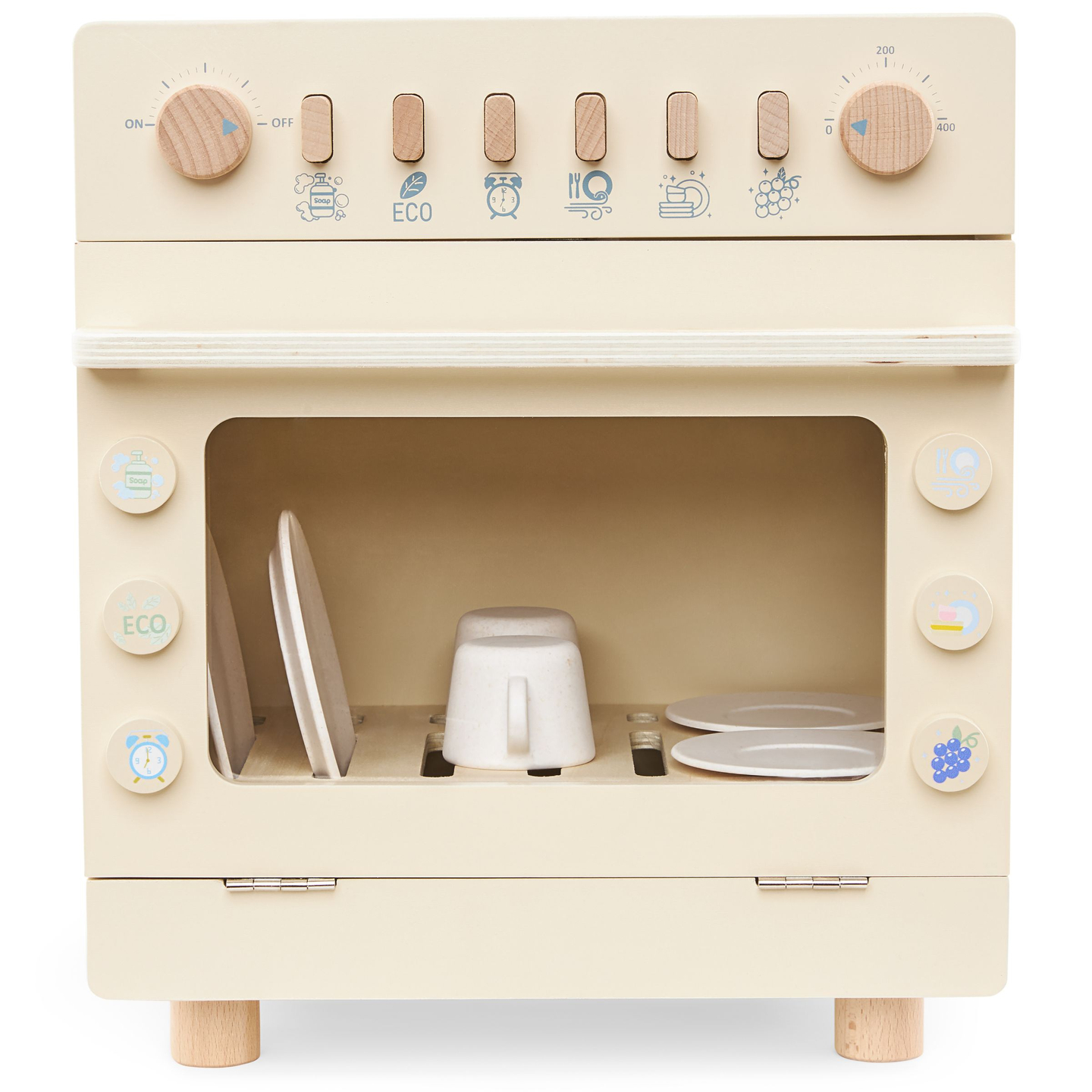 Træopvaskemaskine med tilbehør