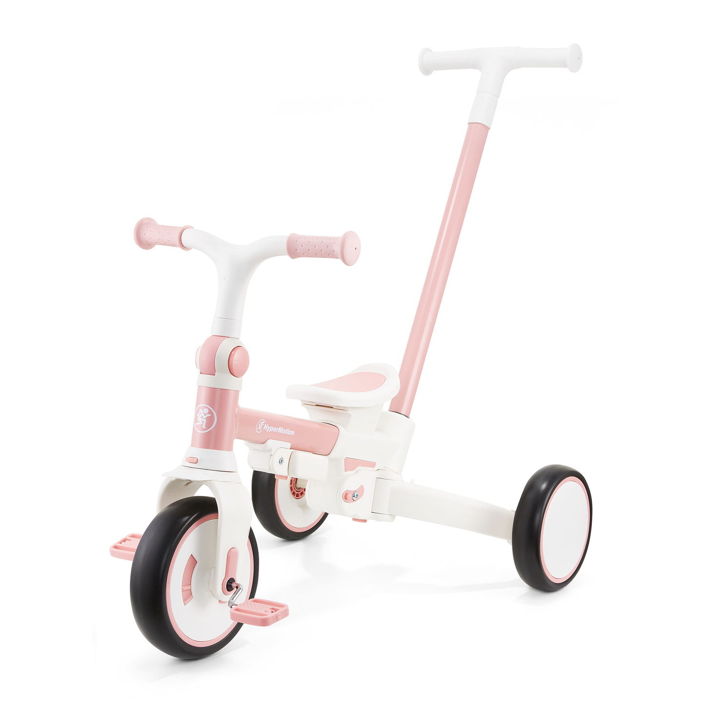 8-i-1 multifunktionel trehjulet cykel TOBI FOREST - pink