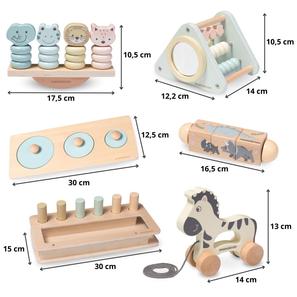 Montessori-legetøjssæt til baby 19-24 måneder