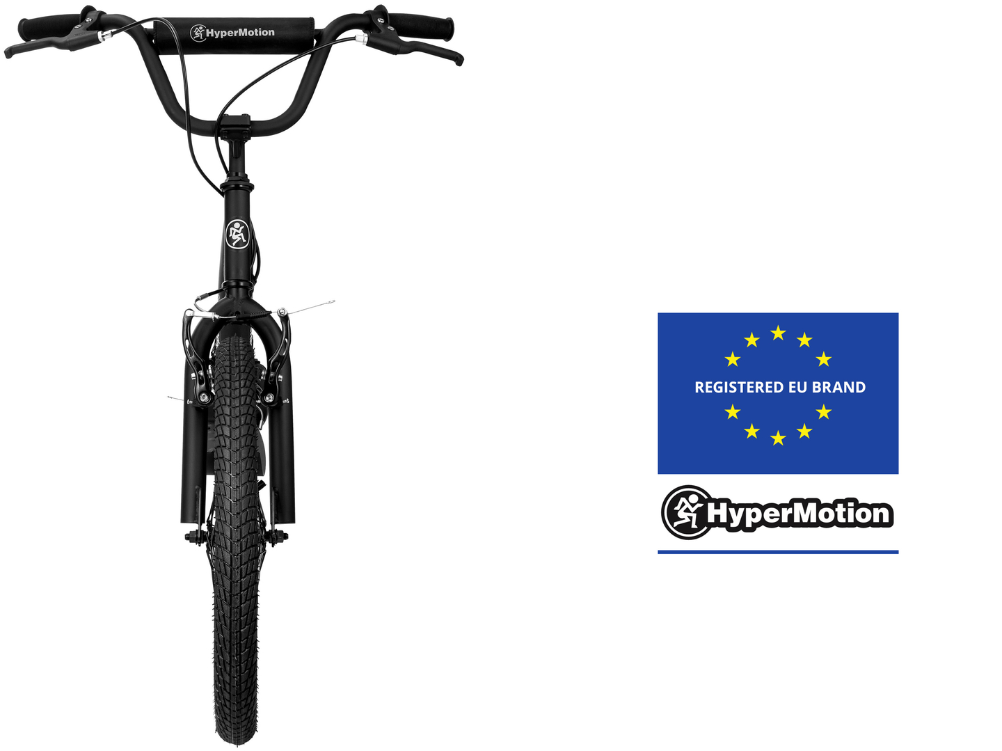 HyperMotion RIVA byscooter med oppustelige hjul på 50 cm og 40 cm