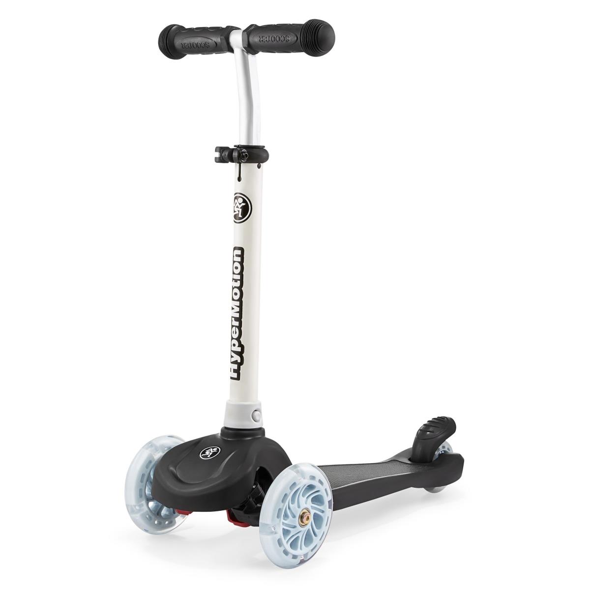 TRINGO trehjulet balancescooter, 3-8 år gammel - sort + lysende LED hjul