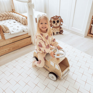 Træcykel, bil, bil med klodser