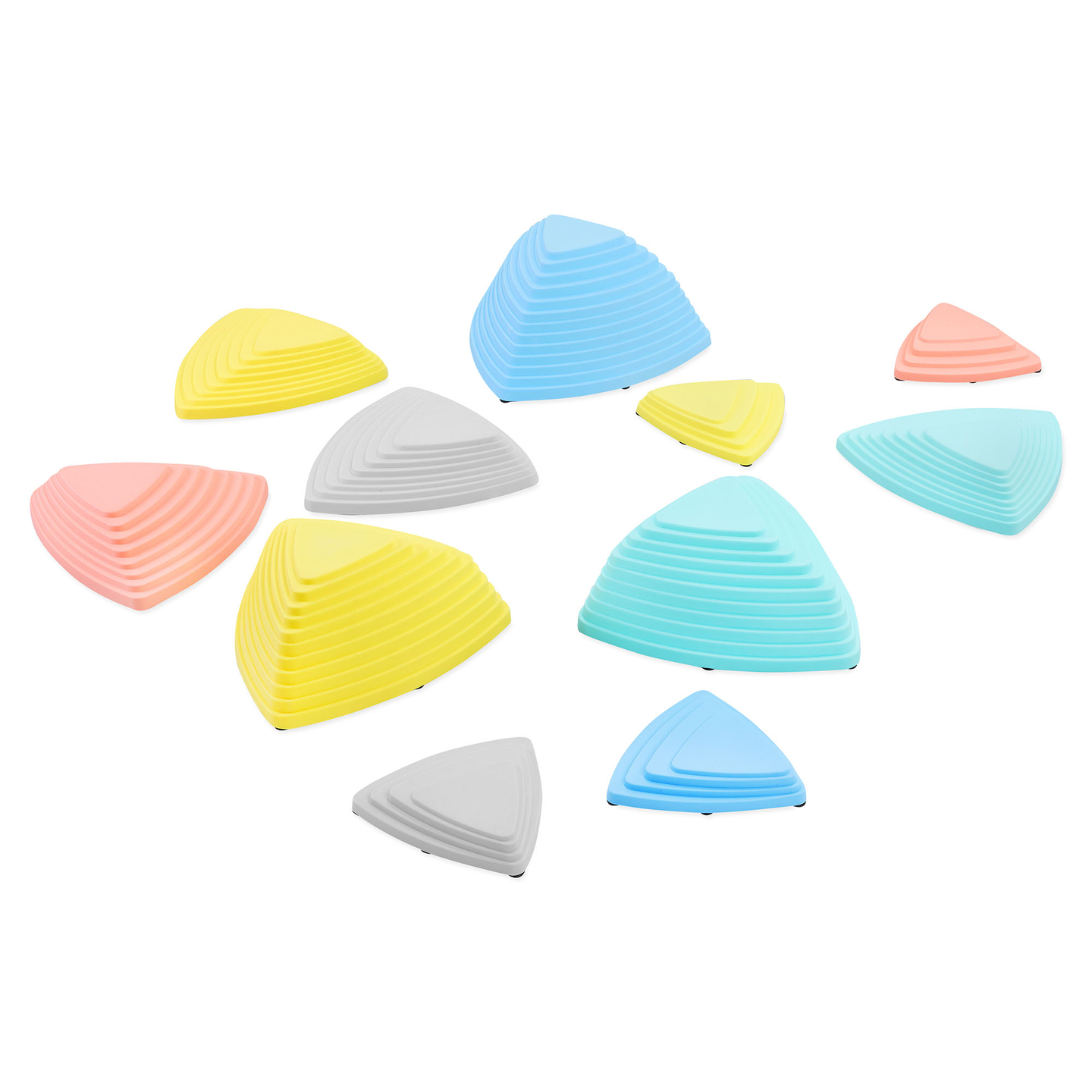 Farvede balanceringssten - 11 stk