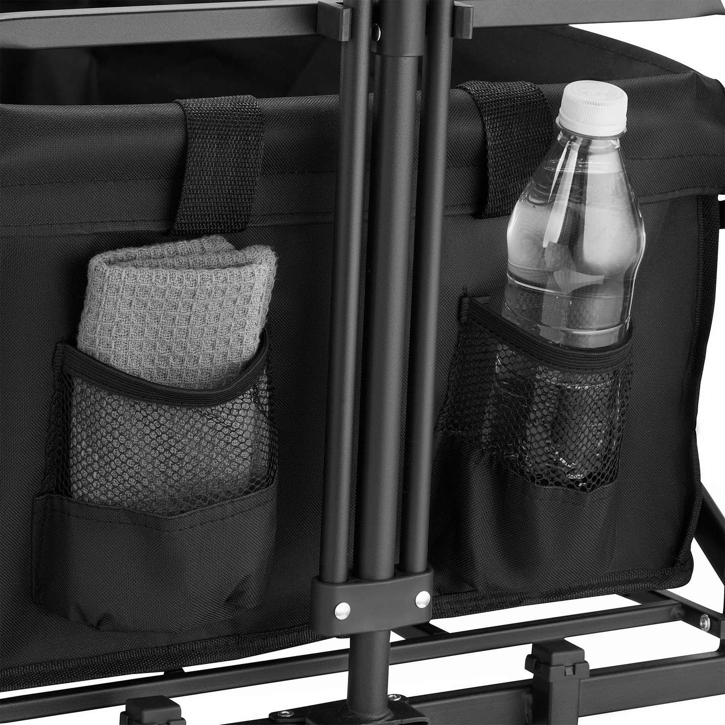 HyperMotion foldbar strandkørestol - sort, 120 kg