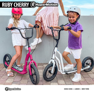HyperMotion RUBY 12 scooter (30 cm oppustelige hjul) - fuchsia/magenta
